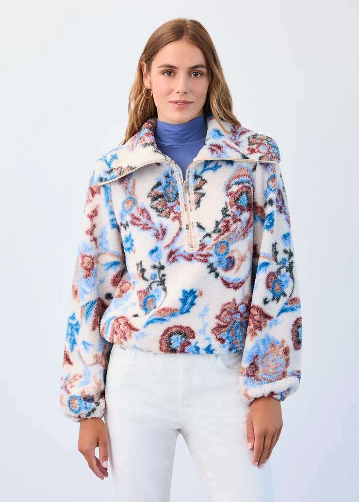 FDJ 1/2 Zip Sherpa Popover Jacket