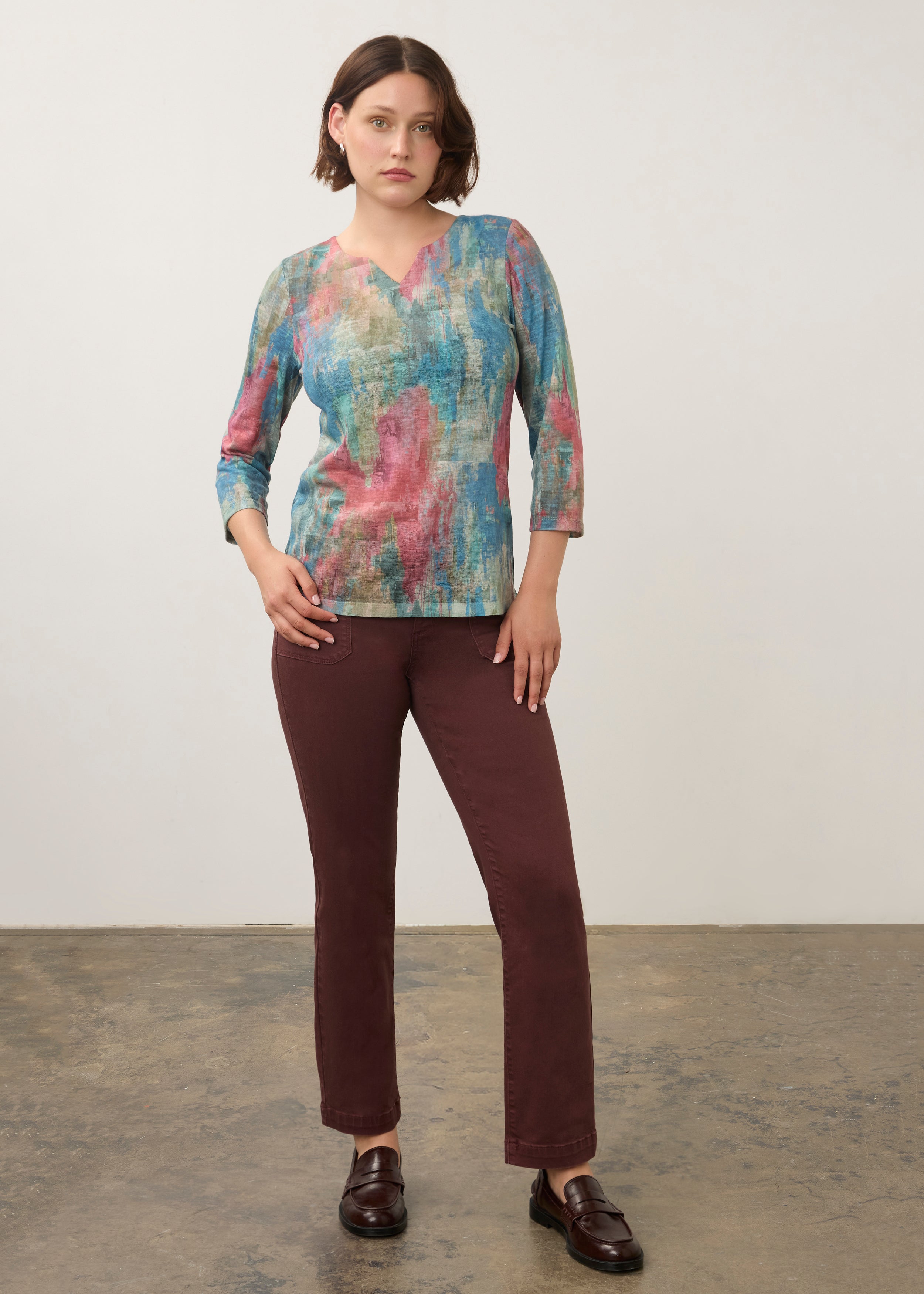 FDJ 3/4 Sleeve Top Horatio