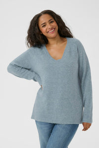 KAFFE CURVE V-Neck Sweater