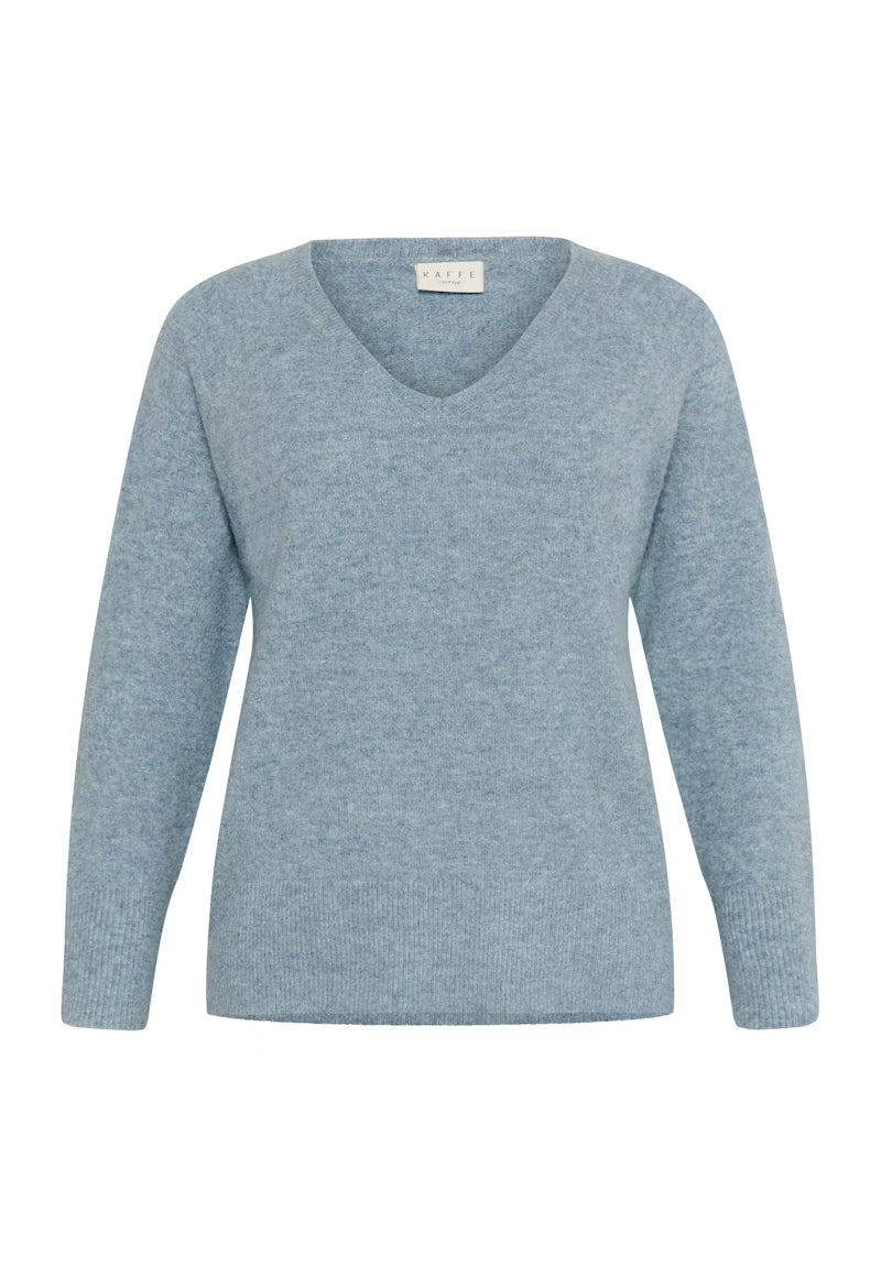 KAFFE CURVE V-Neck Sweater