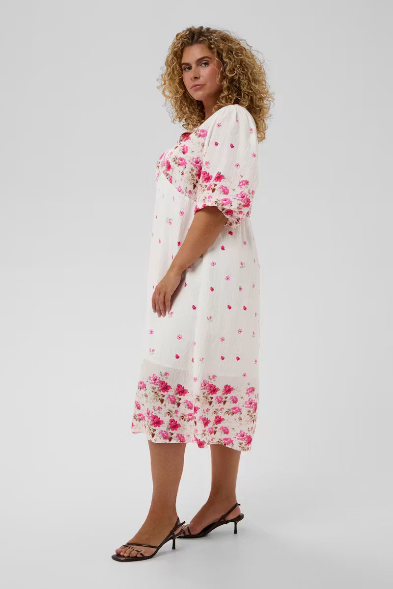 KAFFE CURVE Floral Dress