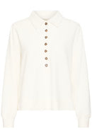 FRANSA Collared Long Sleeve Top