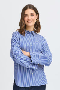 FRANSA Striped Blouse