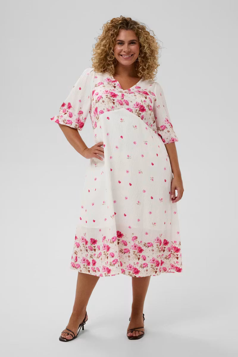 KAFFE CURVE Floral Dress
