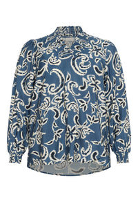 KAFFE CURVE Patterned Blouse