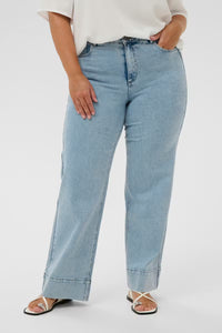 KAFFE CURVE Straight Leg Denim
