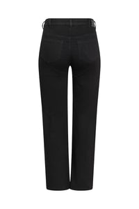 KAFFE CURVE Black Wide Leg Denim