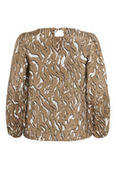 KAFFE CURVE Patterned Blouse