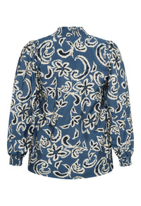 KAFFE CURVE Patterned Blouse