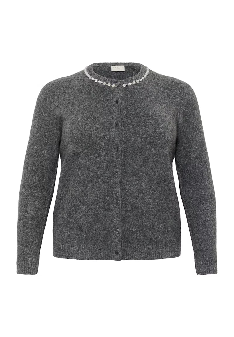 KAFFE CURVE Wool Cardigan