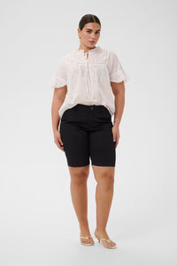KAFFE CURVE Eyelet Blouse
