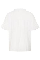 KAFFE CURVE Eyelet Blouse