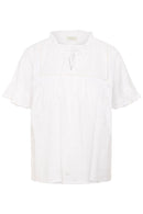 KAFFE CURVE Eyelet Blouse
