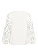 KAFFE CURVE V-Neck Blouse