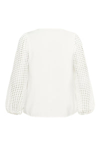 KAFFE CURVE V-Neck Blouse