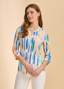 FDJ 3/4 Sleeve Printed Top