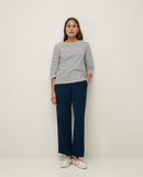 YERSE Striped Cotton T-Shirt