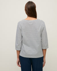 YERSE Striped Cotton T-Shirt