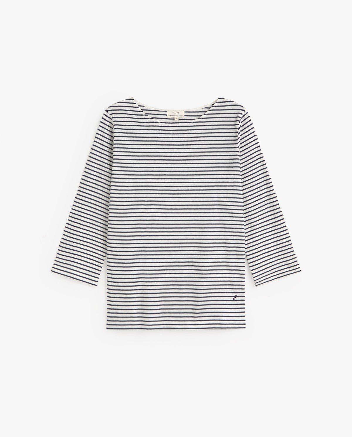 YERSE Striped Cotton T-Shirt
