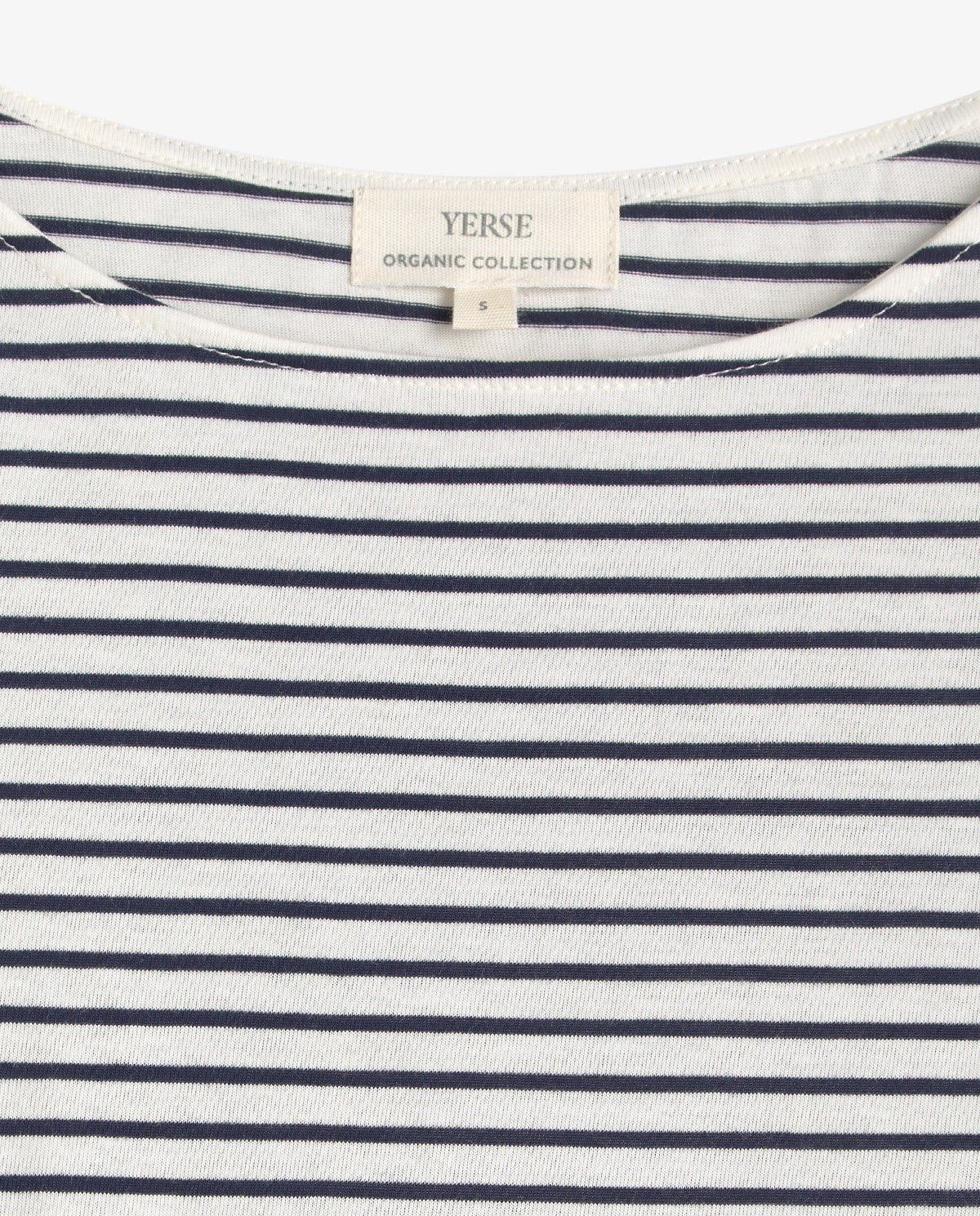 YERSE Striped Cotton T-Shirt