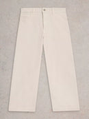 WHITE STUFF Cropped Wide Leg Jean