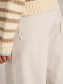 WHITE STUFF Cropped Wide Leg Jean