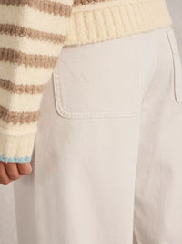 WHITE STUFF Cropped Wide Leg Jean