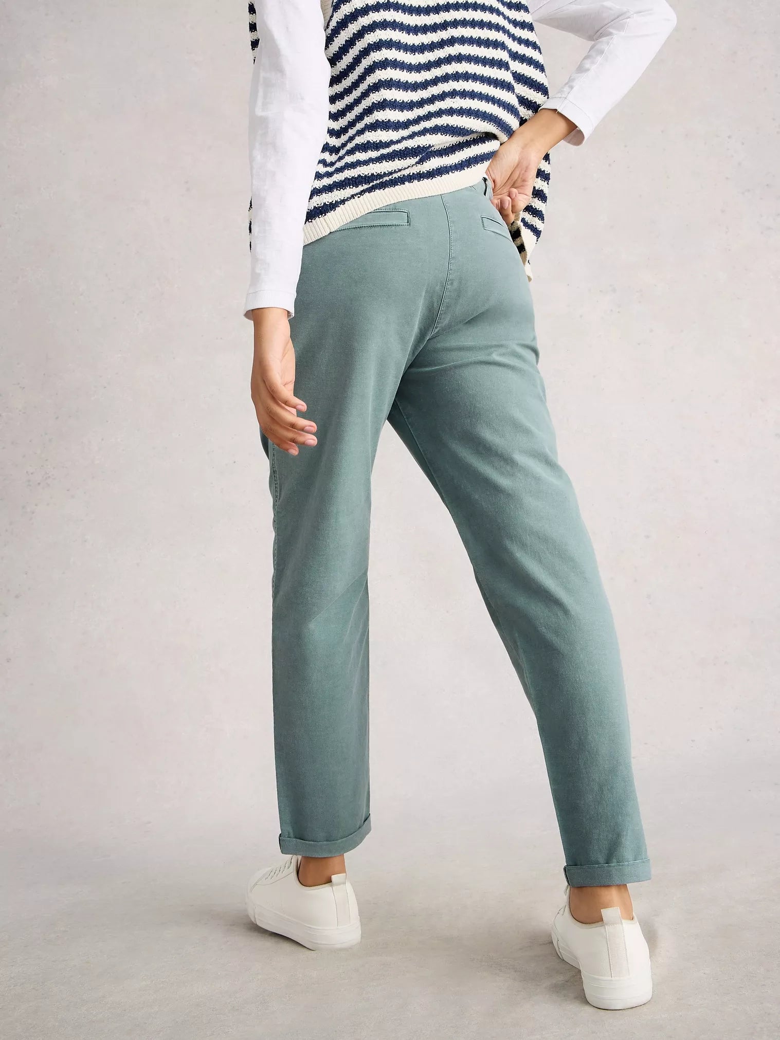 WHITE STUFF Twisted Chino Trousers