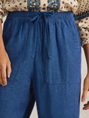 WHITE STUFF Linen Blend Trouser