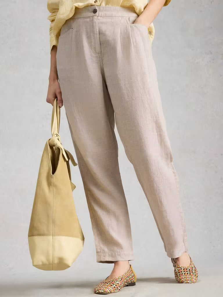 WHITE STUFF Rowena Linen Trousers