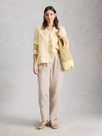 WHITE STUFF Rowena Linen Trousers