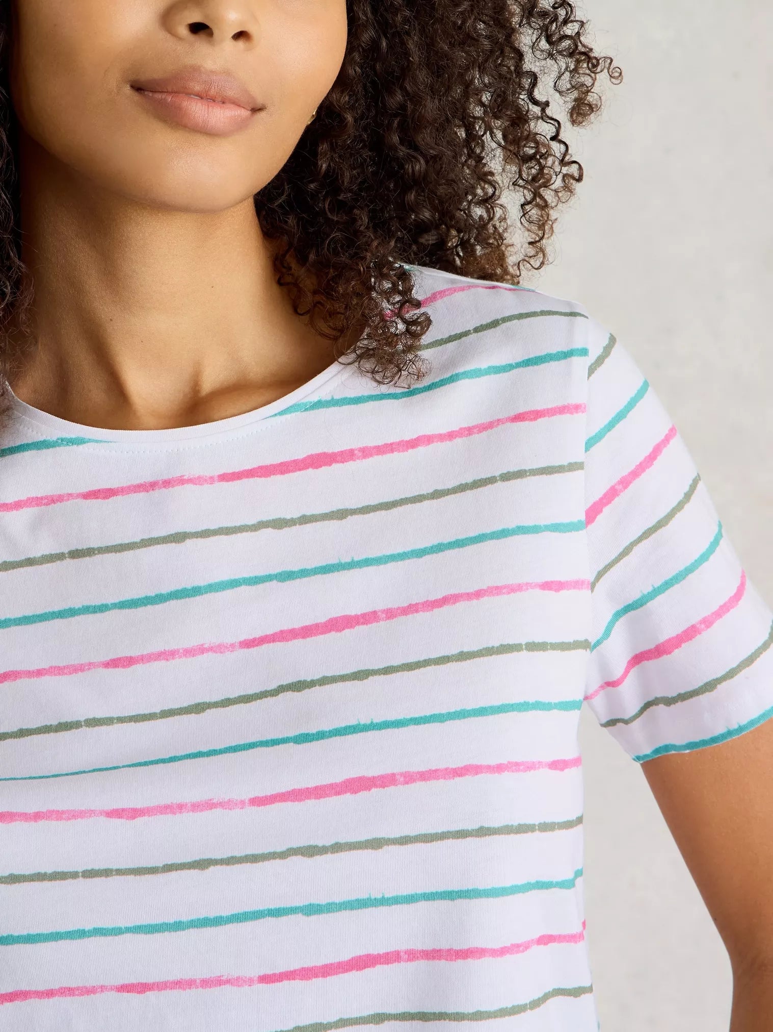 WHITE STUFF Abbie Crew Neck T-Shirt