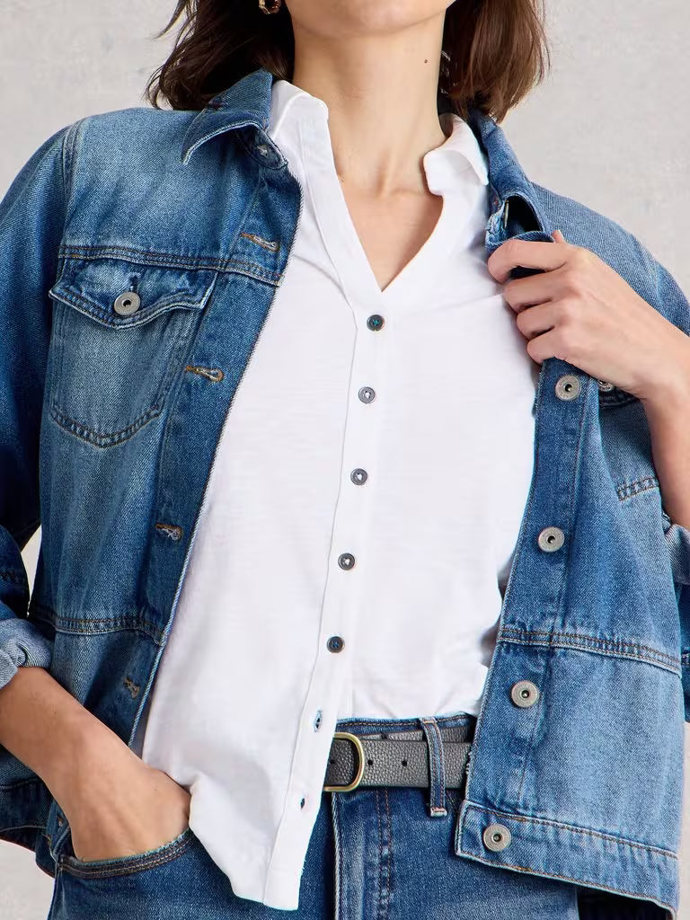 WHITE STUFF Annie Jersey Shirt
