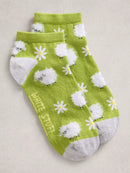WHITE STUFF Fluffy Sheep Trainer Socks