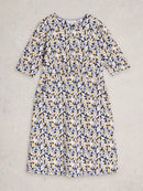 WHITE STUFF Olivia Jersey Crew Neck Dress