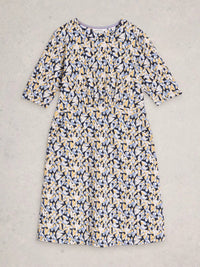 WHITE STUFF Olivia Jersey Crew Neck Dress