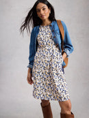 WHITE STUFF Olivia Jersey Crew Neck Dress