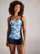 WHITE STUFF Splash Control Tankini Top