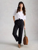 WHITE STUFF Weaver Broderie Tee