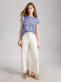 WHITE STUFF Rowan Linen Tee