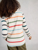 WHITE STUFF Striped Long-Sleeve T-Shirt