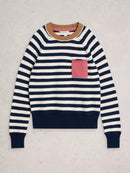 WHITE STUFF Britnay Striped Sweater