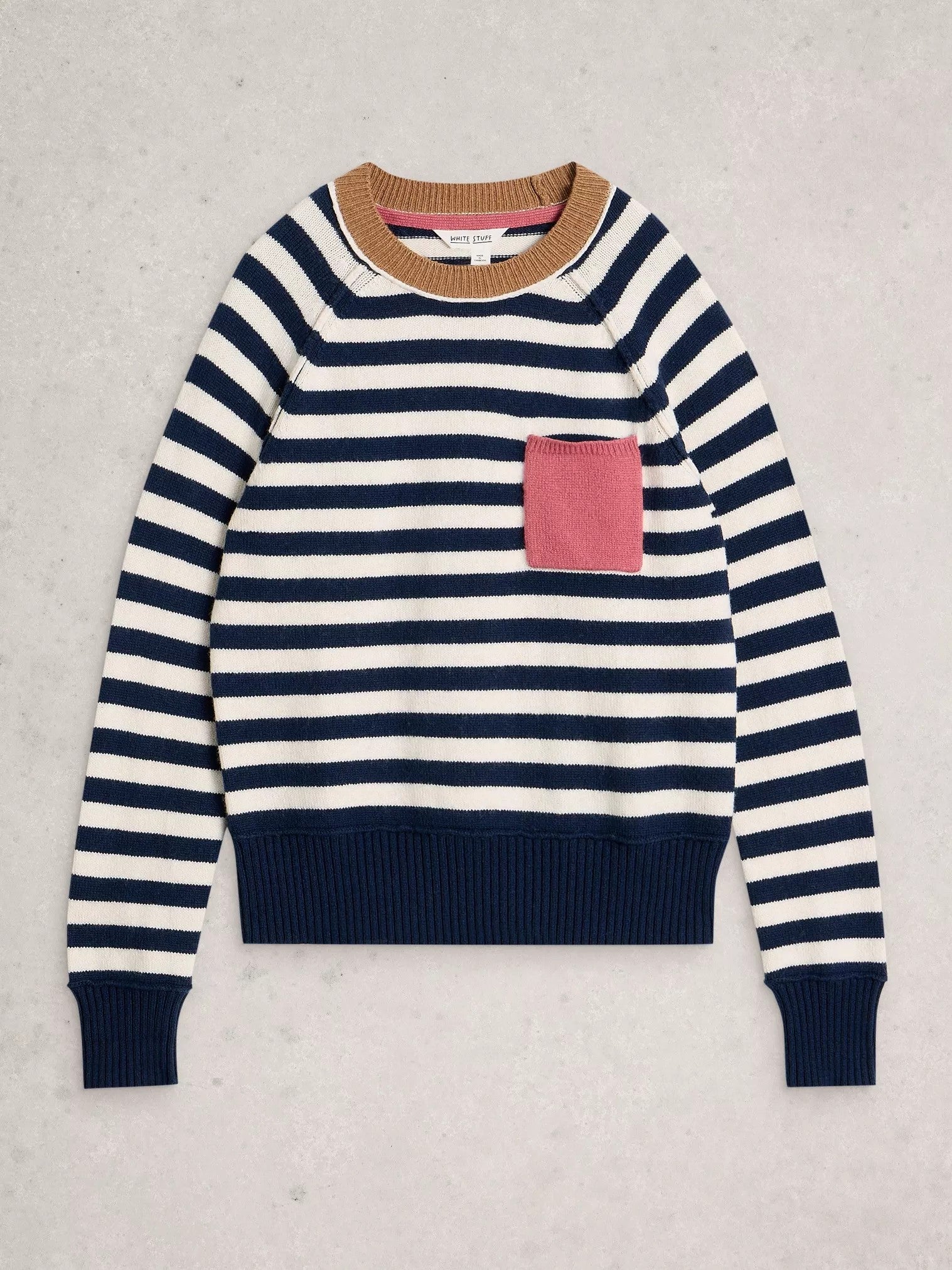WHITE STUFF Britnay Striped Sweater