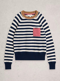 WHITE STUFF Britnay Striped Sweater