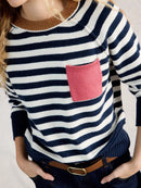WHITE STUFF Britnay Striped Sweater