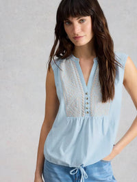 WHITE STUFF Peony Sleeveless Blouse