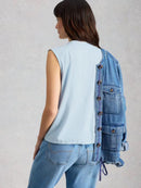 WHITE STUFF Peony Sleeveless Blouse