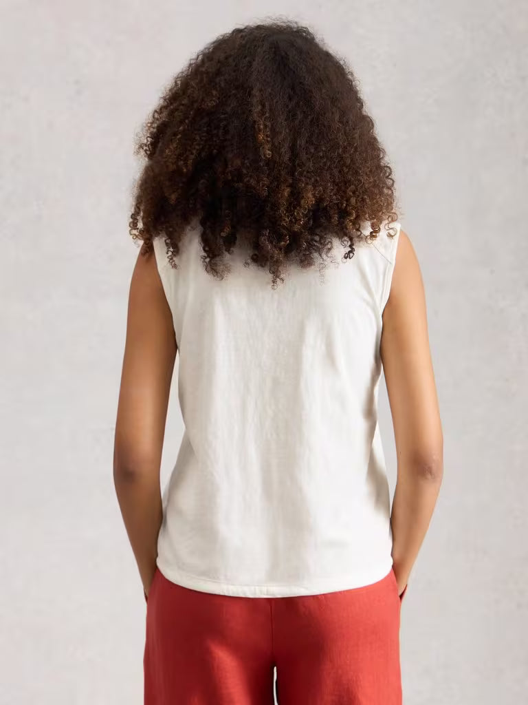 WHITE STUFF Peony Sleeveless Blouse