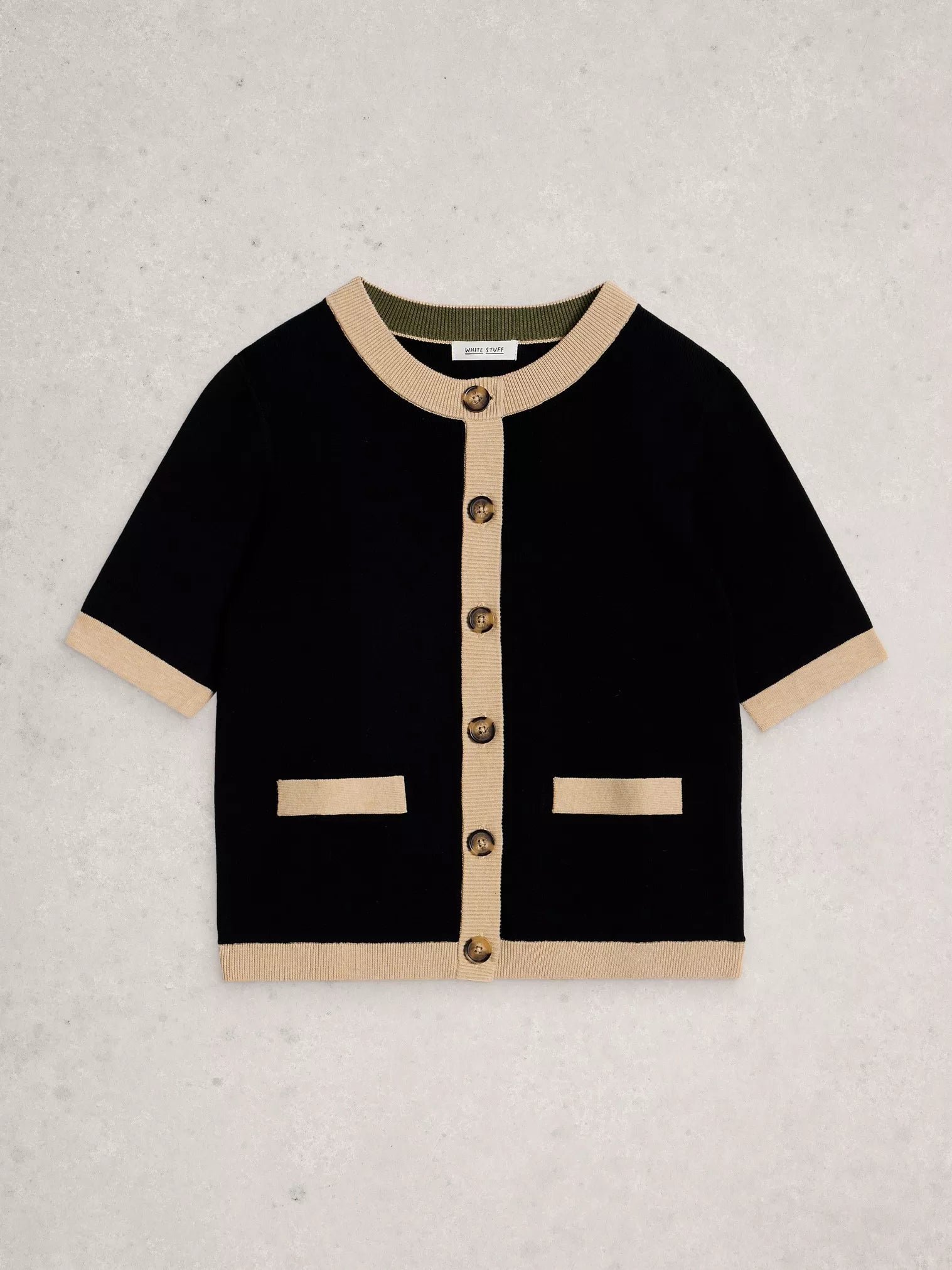 WHITE STUFF Charlotte Short Sleeve Cardigan