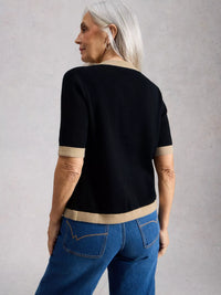 WHITE STUFF Charlotte Short Sleeve Cardigan